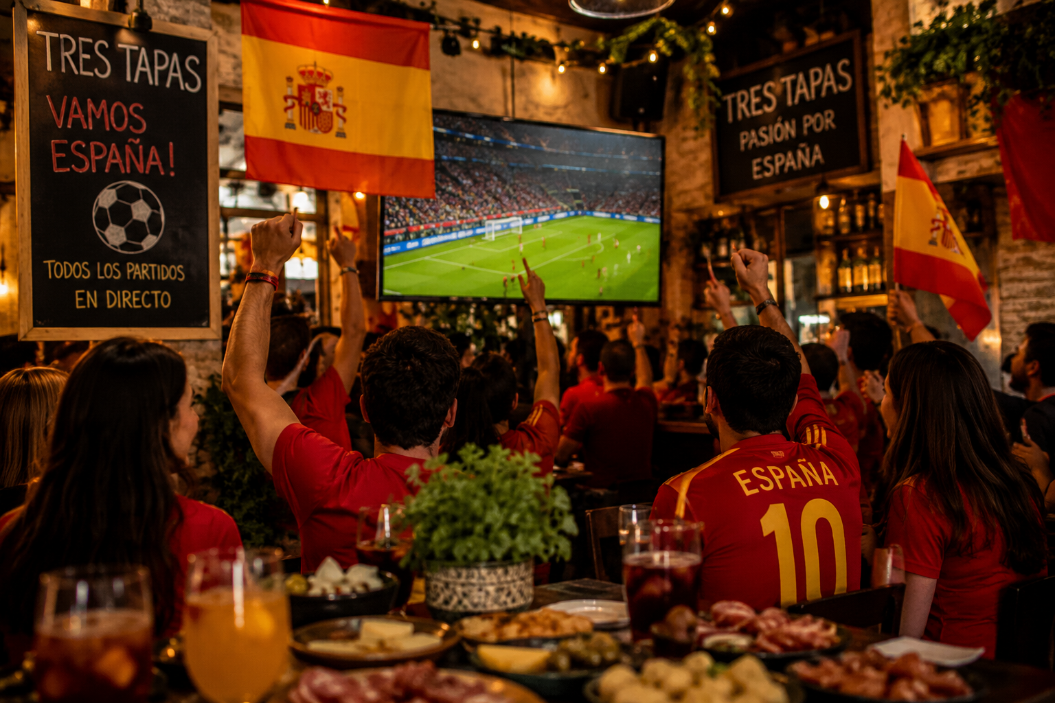 Fußball-WM bei Tres Tapas